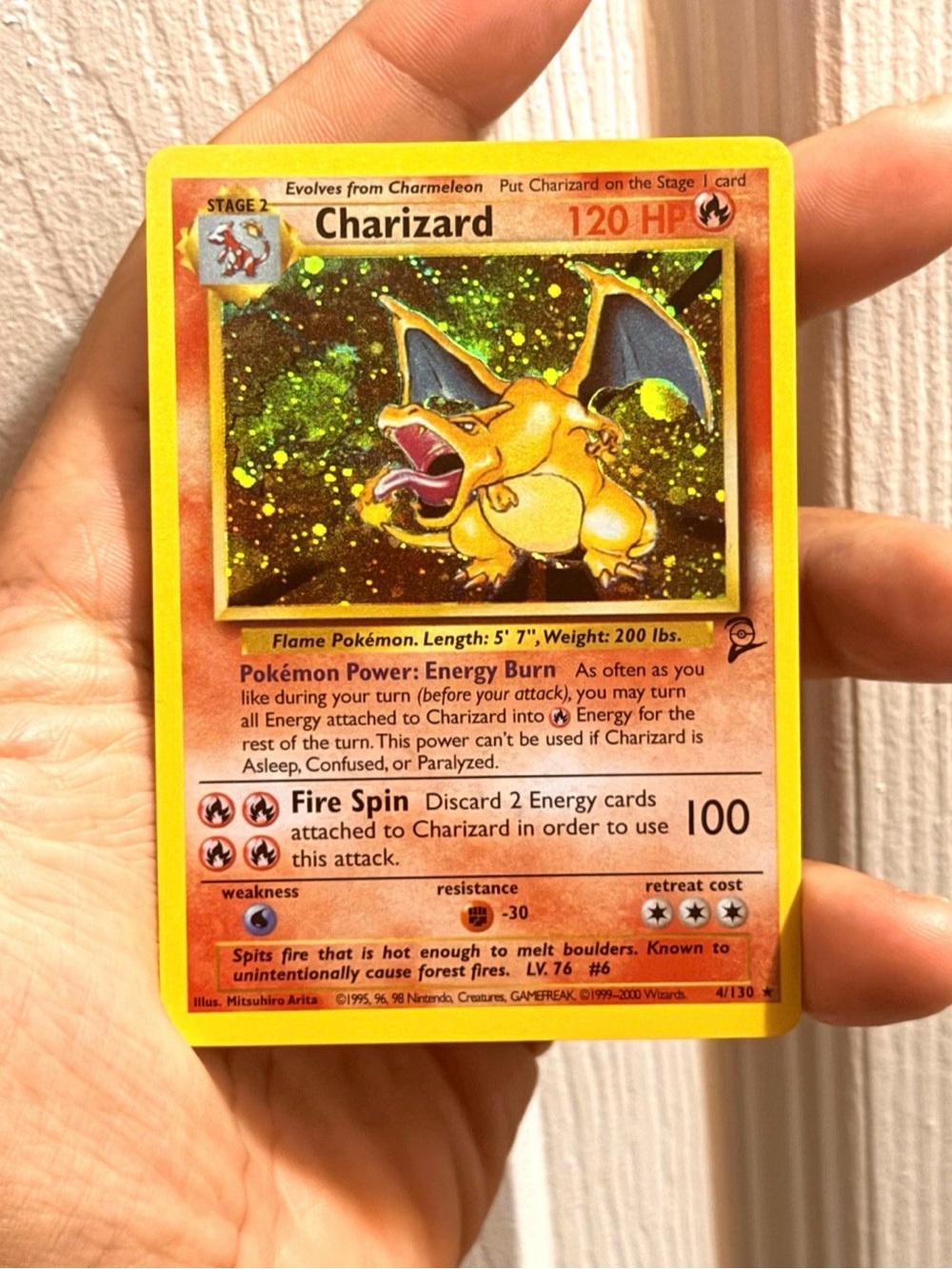 Charizard base set 2 customized cards